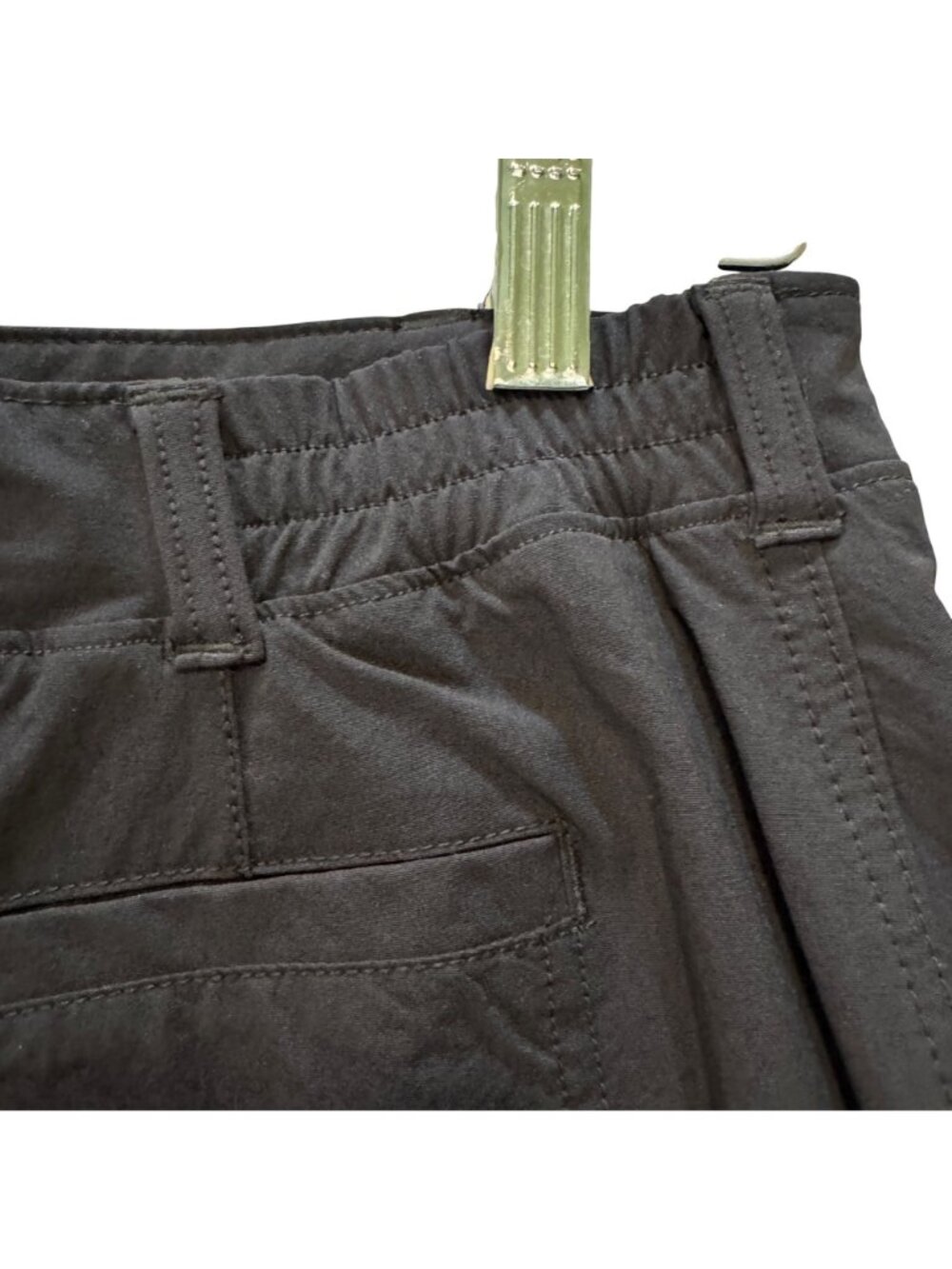 Athleta Black Skort Women's Size 6 Elastic Waist Inside Stretch Shorts Pockets - Picture 10 of 16